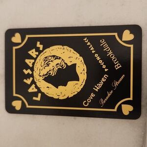 Black and Gold Caesars Playing Cards